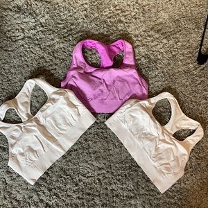 3 Youth Large Champion Sports Bras Without Padding